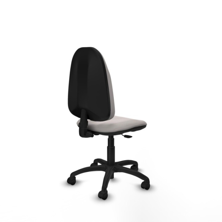 Algarra CP similpiel blanco  base poliamida ruedas nailon 50mm