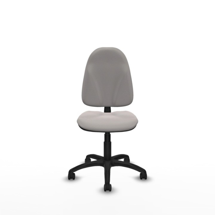 Algarra CP similpiel blanco  base poliamida ruedas engomadas 50mm