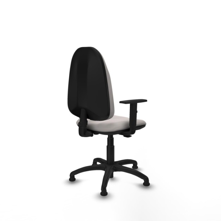 Algarra CP similpiel blanco brazos 1D base poliamida topes