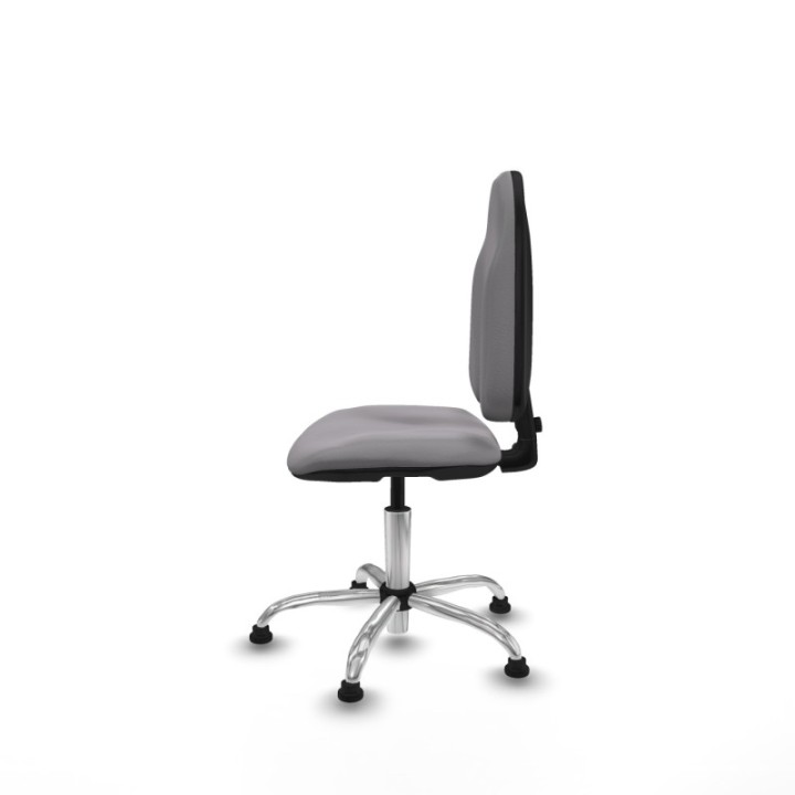 Algarra CP similpiel gris  base cromada topes