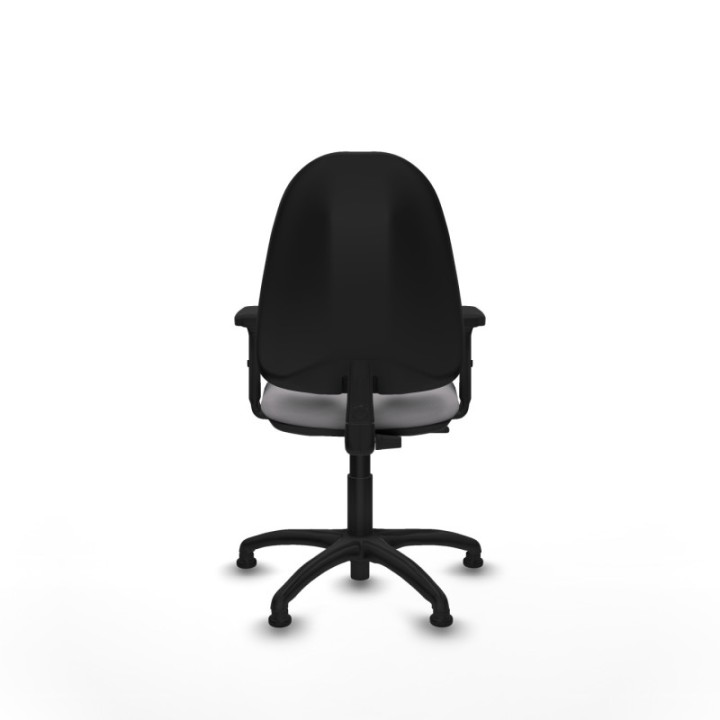 Algarra CP similpiel gris brazos 2D base poliamida topes