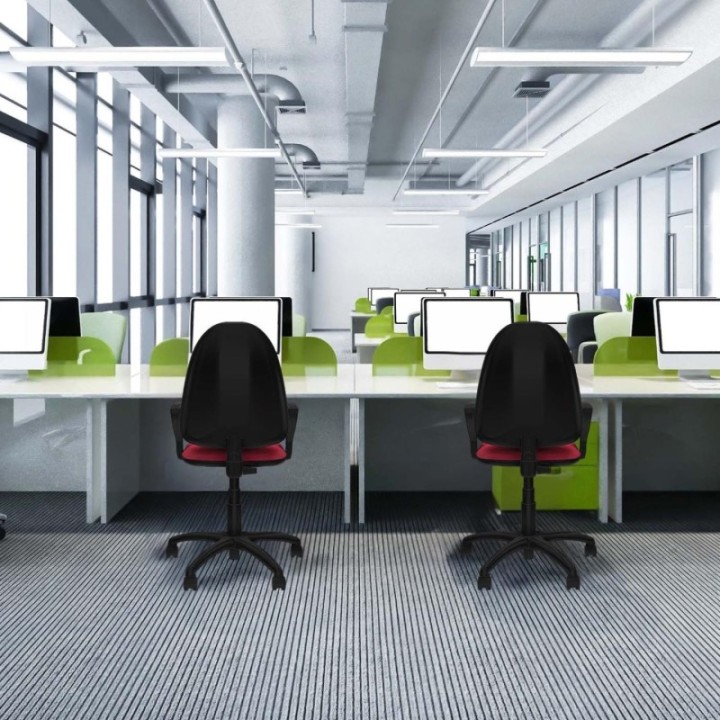 Aýna CP bali turquesa brazos fijos base poliamida ruedas nailon 50mm