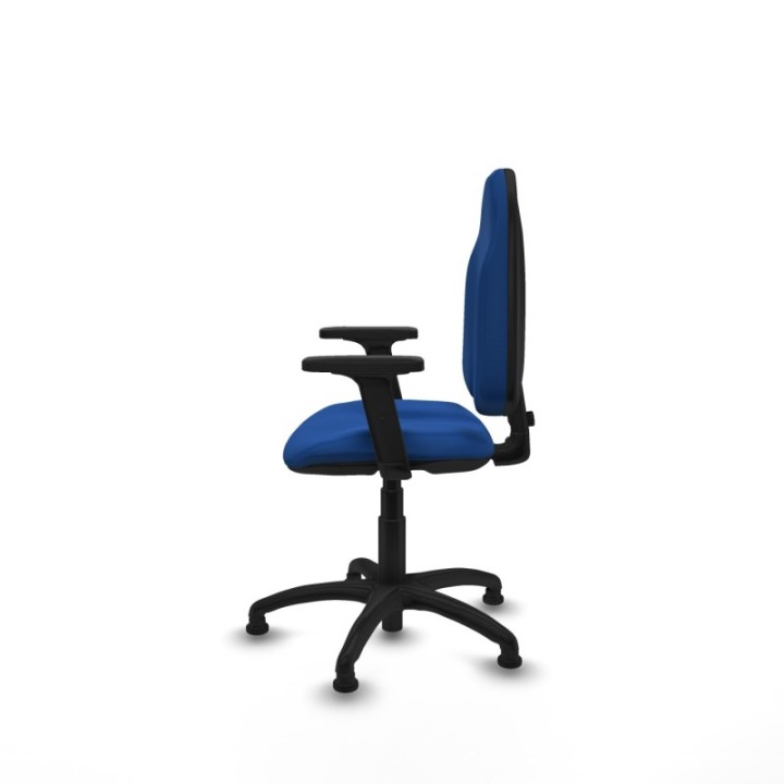 Algarra CP similpiel azul brazos 2D base poliamida topes