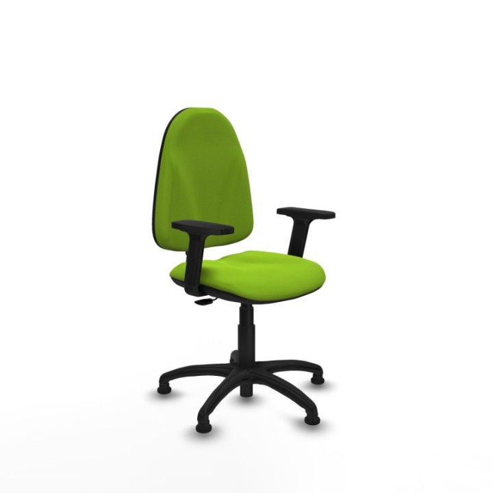 Algarra CP similpiel pistacho brazos 2D base poliamida topes