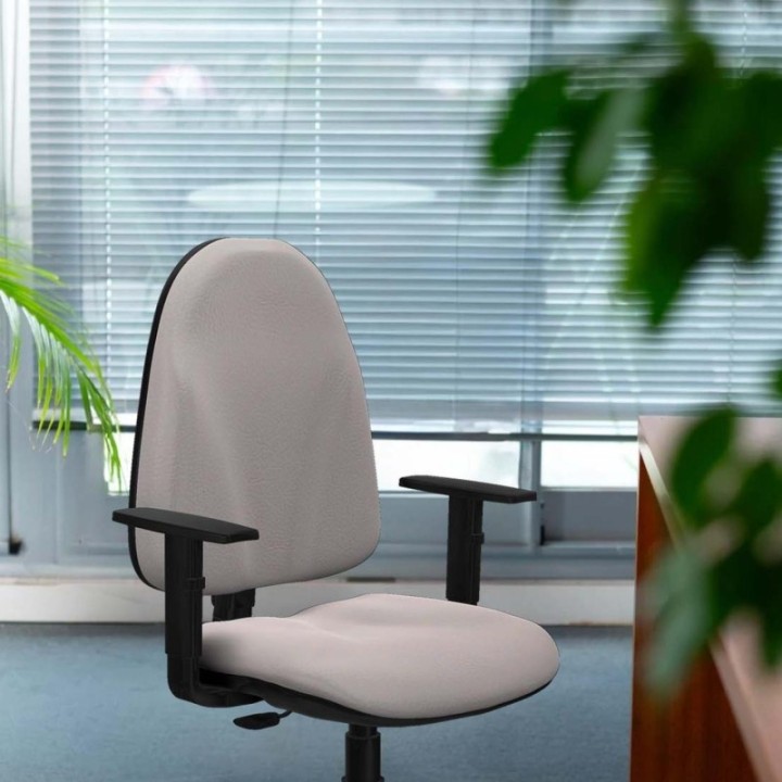 Algarra CP similpiel rosa brazos 1D base poliamida ruedas engomadas 50mm