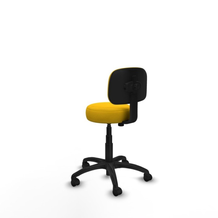 Silla Llanos giratorio bali amarillo base poliamida 600 ruedas nailon 50