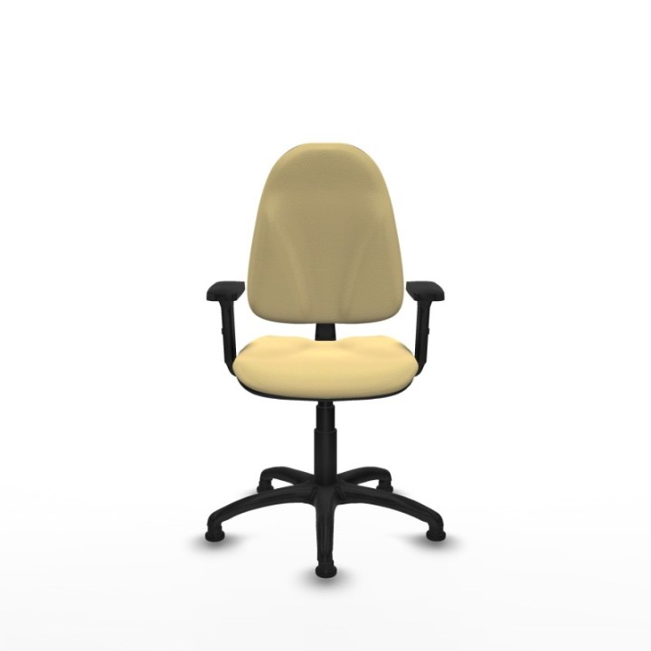 Algarra CP similpiel crema brazos 2D base poliamida topes