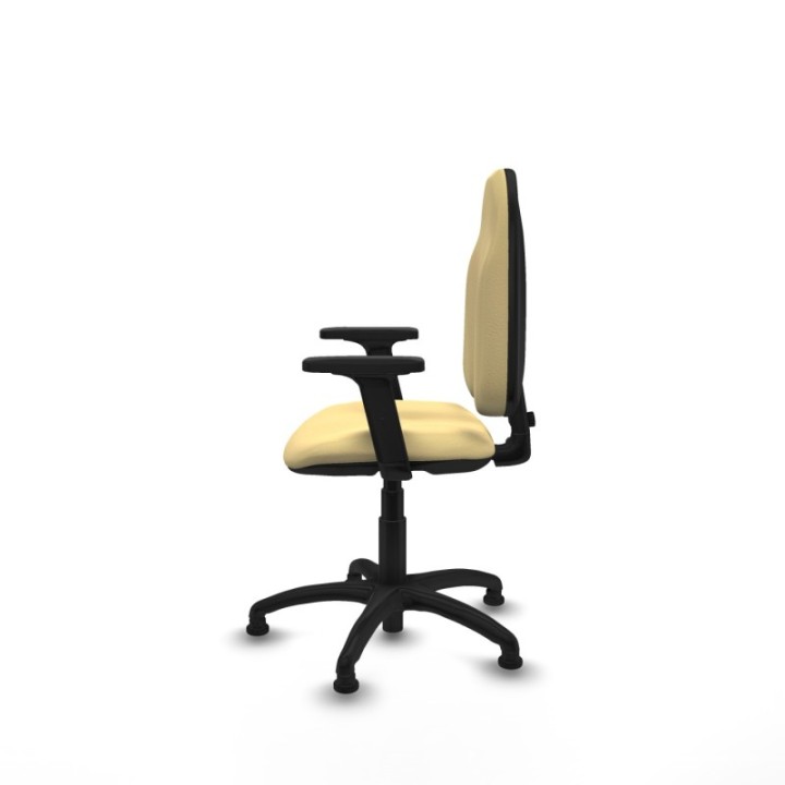 Algarra CP similpiel crema brazos 2D base poliamida topes