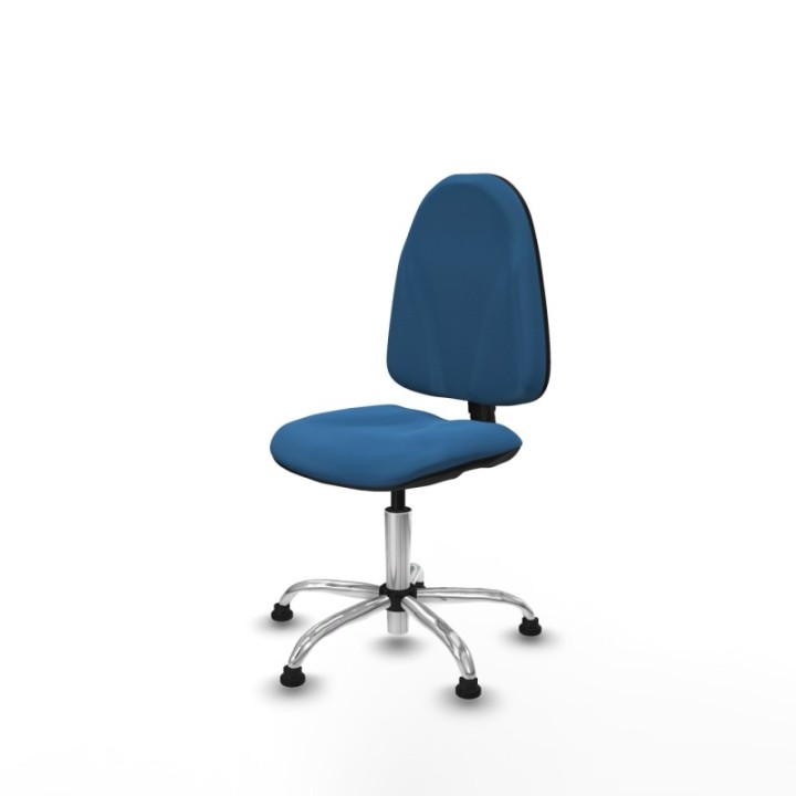 Algarra CP similpiel azul claro  base cromada topes