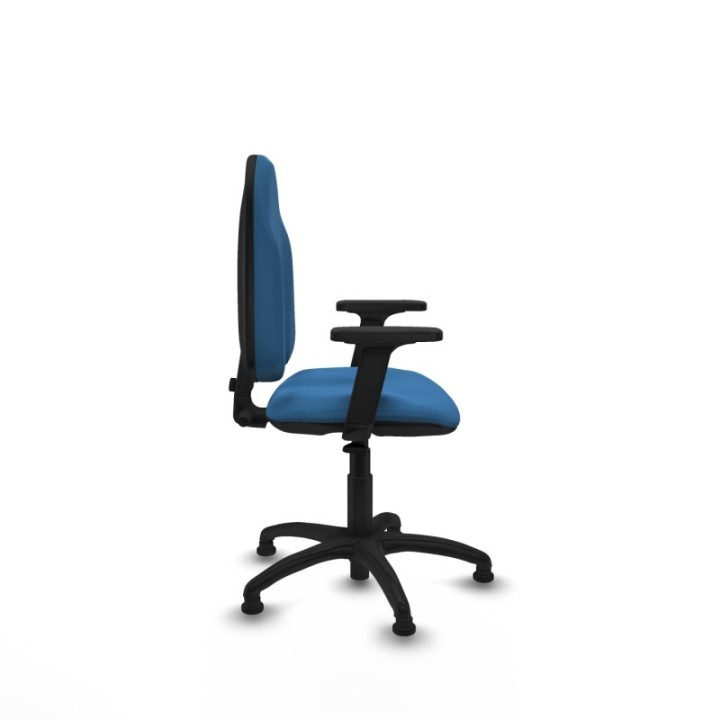 Algarra CP similpiel azul claro brazos 2D base poliamida topes