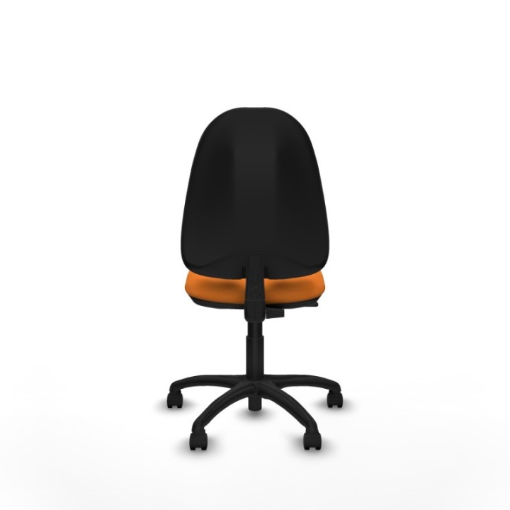 Algarra CP similpiel naranja  base poliamida ruedas nailon 50mm