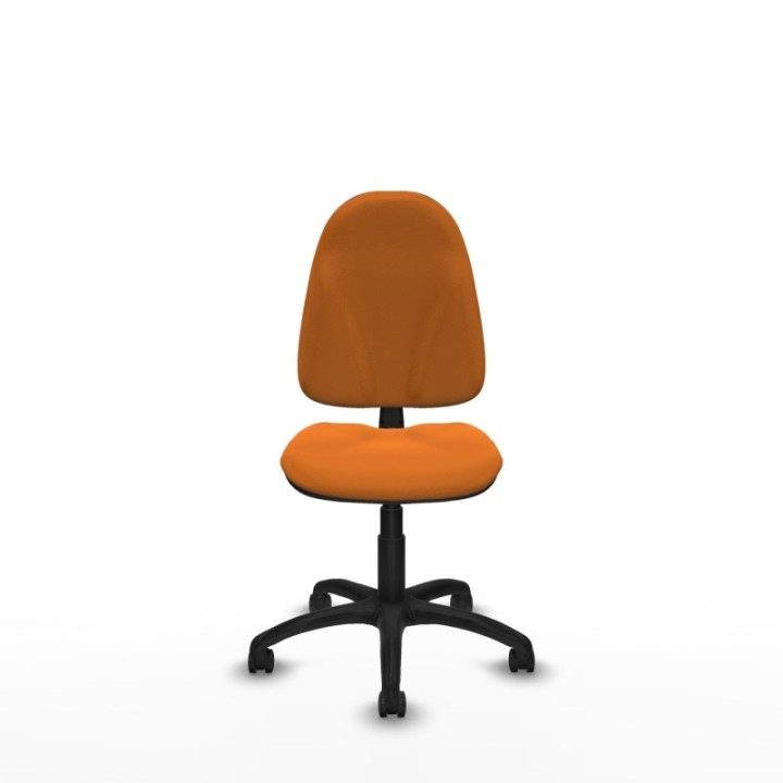 Algarra CP similpiel naranja  base poliamida ruedas engomadas 50mm