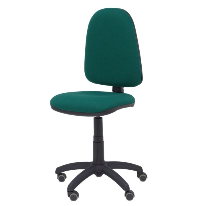 Silla Aýna bali verde botella ruedas de parqué