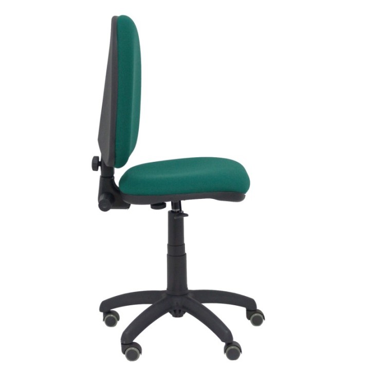 Silla Aýna bali verde botella ruedas de parqué