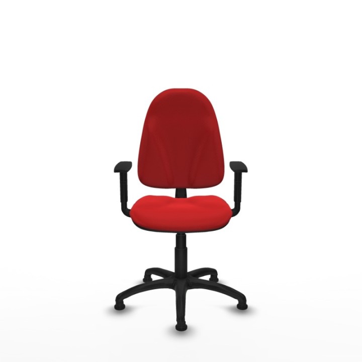 Algarra CP similpiel rojo brazos 1D base poliamida topes