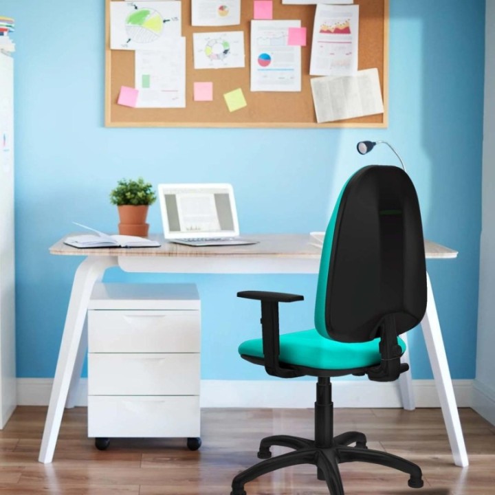 Algarra CP similpiel rojo brazos 1D base poliamida topes