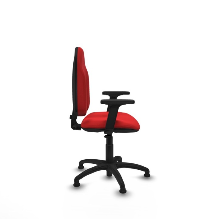 Algarra CP similpiel rojo brazos 2D base poliamida topes