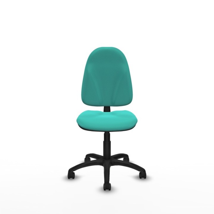 Algarra CP similpiel turquesa  base poliamida ruedas autofrenantes 50mm