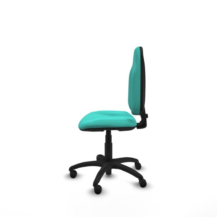 Algarra CP similpiel turquesa  base poliamida ruedas engomadas 50mm