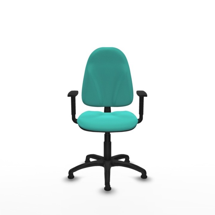 Algarra CP similpiel turquesa brazos 1D base poliamida topes