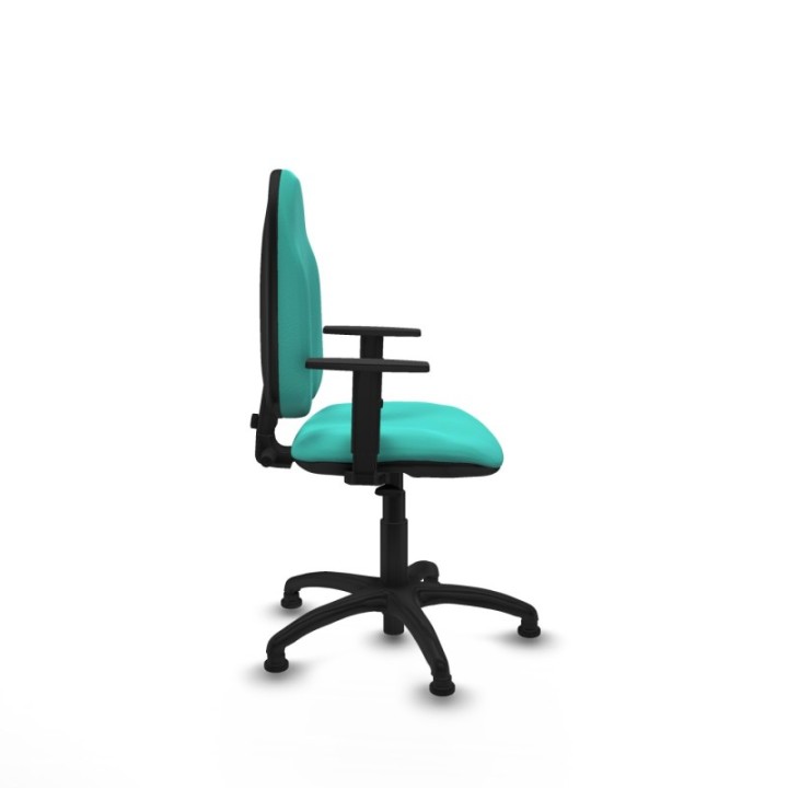 Algarra CP similpiel turquesa brazos 1D base poliamida topes