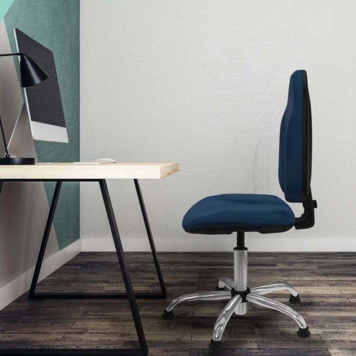 Algarra CP similpiel gris claro  base cromada topes