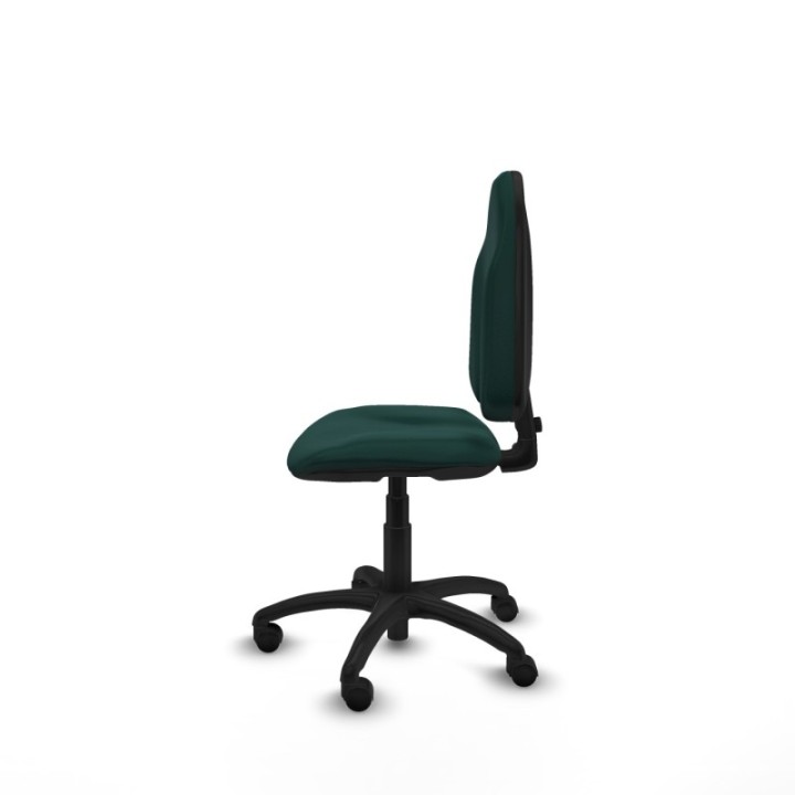 Algarra CP similpiel verde botella  base poliamida ruedas nailon 50mm