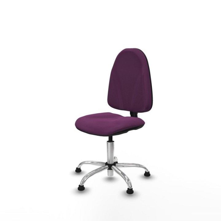 Algarra CP similpiel morado  base cromada topes