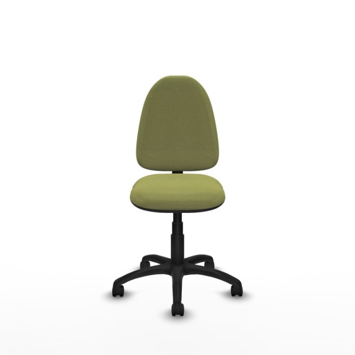 Aýna CP bali verde oliva sin brazos base poliamida ruedas nailon 50mm