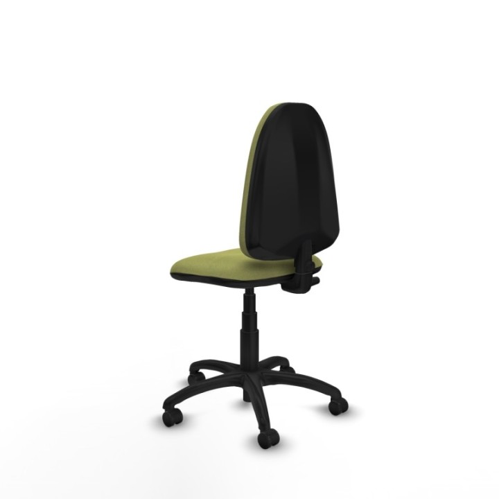 Aýna CP bali verde oliva sin brazos base poliamida ruedas engomadas 50mm