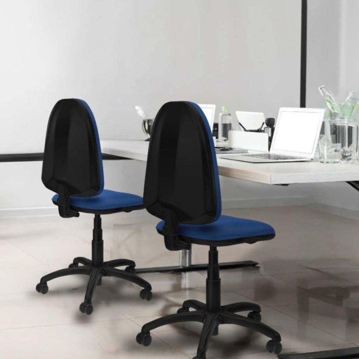 Aýna CP bali verde oliva sin brazos base poliamida ruedas engomadas 50mm