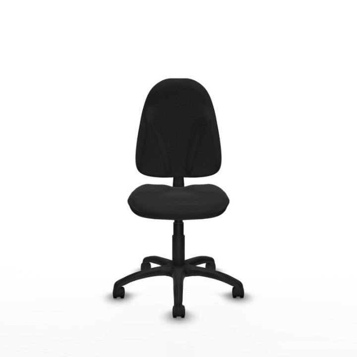 Algarra CP similpiel negro  base poliamida ruedas nailon 50mm