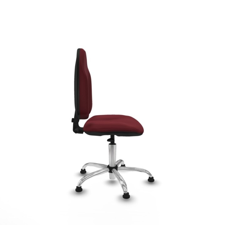 Algarra CP similpiel granate  base cromada topes