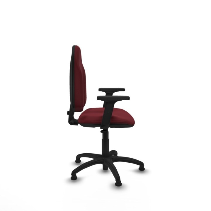 Algarra CP similpiel granate brazos 2D base poliamida topes