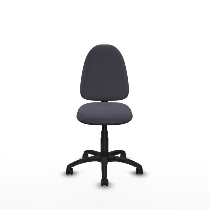 Aýna CP bali gris oscuro sin brazos base poliamida ruedas engomadas 50mm