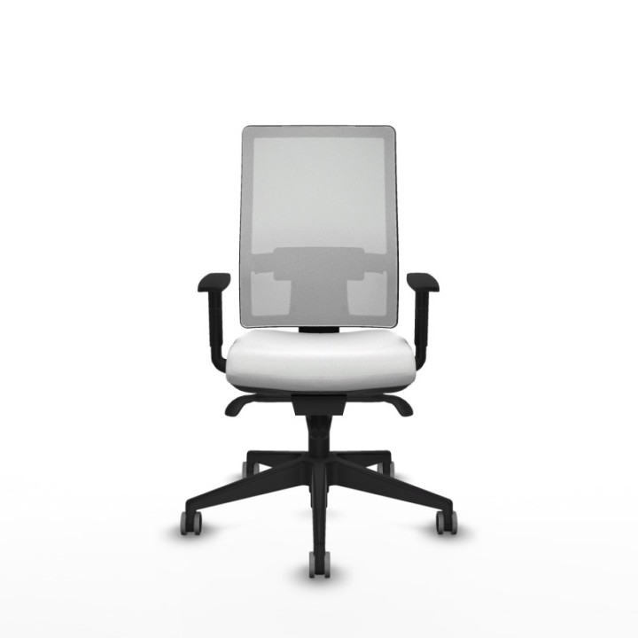 Horna sincro malla blanca bali blanco brazos 1D base piramidal  ruedas 65mm engomadas