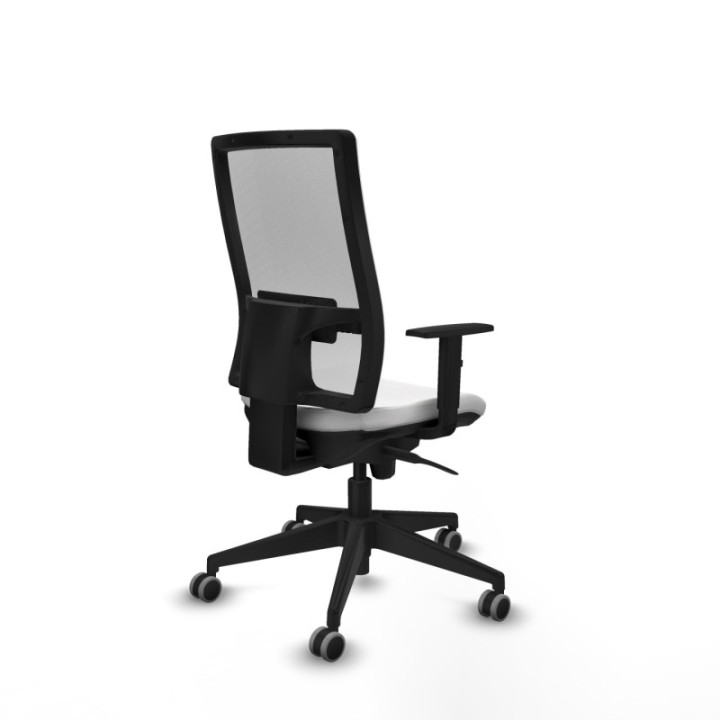 Horna sincro malla blanca bali blanco brazos 1D base piramidal  ruedas 65mm engomadas