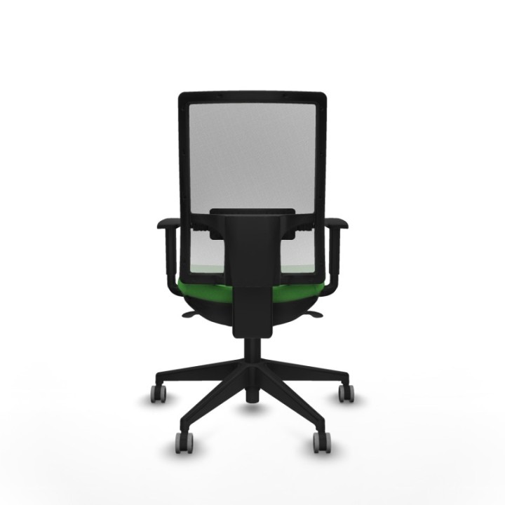 Horna sincro malla blanca bali verde brazos 1D base piramidal  ruedas 65mm engomadas