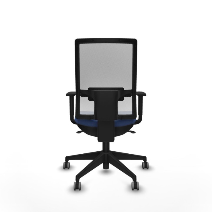 Horna sincro malla blanca bali azul marino brazos 1D base piramidal  ruedas 65mm engomadas