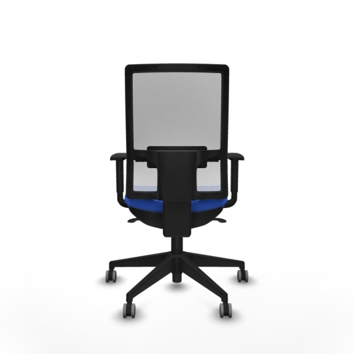 Horna sincro malla blanca bali azul brazos 1D base piramidal  ruedas 65mm engomadas