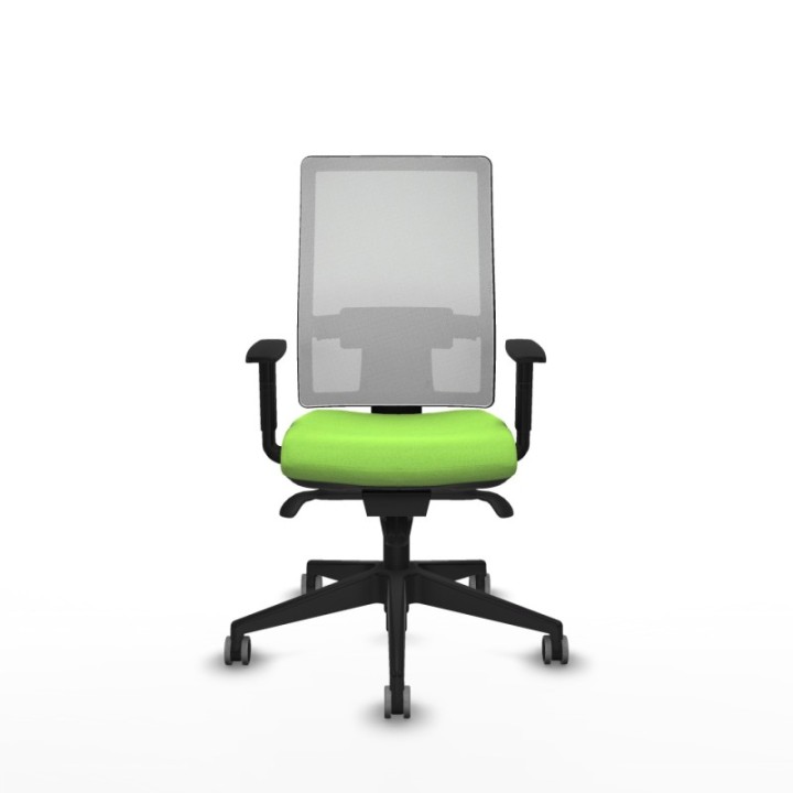 Horna sincro malla blanca bali pistacho brazos 1D base piramidal  ruedas 65mm engomadas