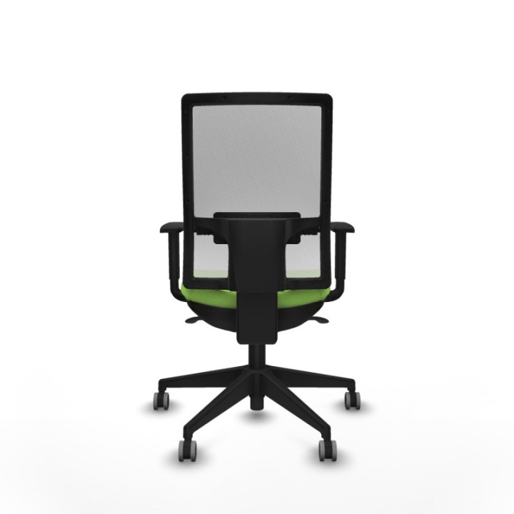 Horna sincro malla blanca bali pistacho brazos 1D base piramidal  ruedas 65mm engomadas