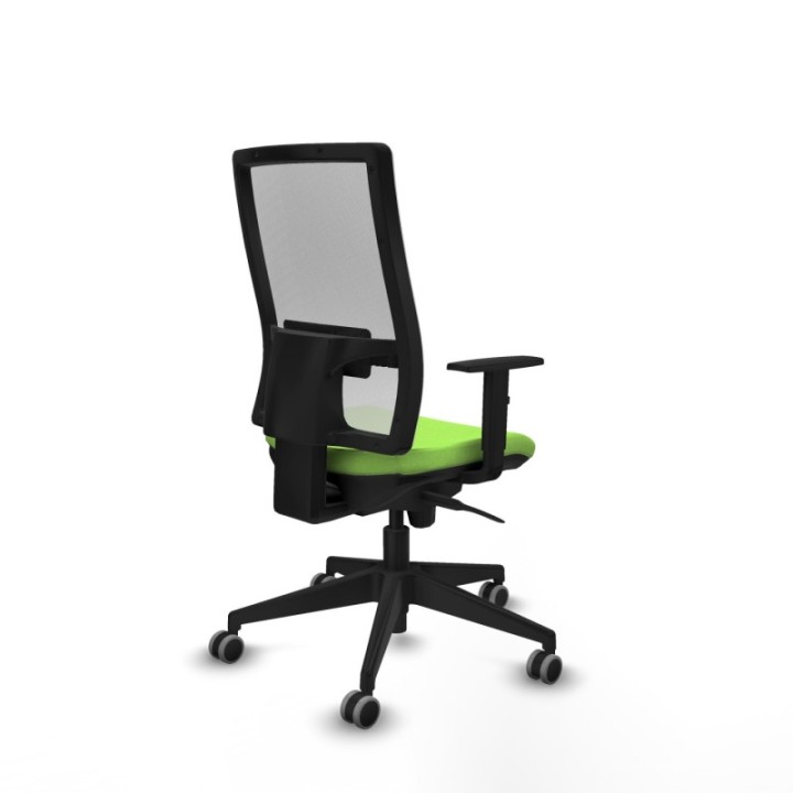 Horna sincro malla blanca bali pistacho brazos 1D base piramidal  ruedas 65mm engomadas