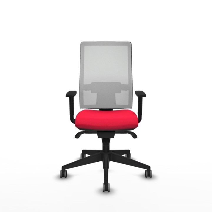 Horna sincro malla blanca bali rojo brazos 1D base piramidal  ruedas 65mm engomadas