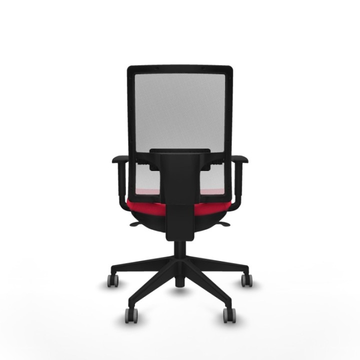 Horna sincro malla blanca bali rojo brazos 1D base piramidal  ruedas 65mm engomadas