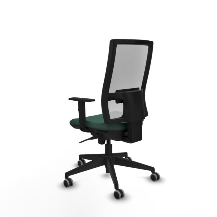 Horna sincro malla blanca bali verde botella brazos 1D base piramidal  ruedas 65mm engomadas