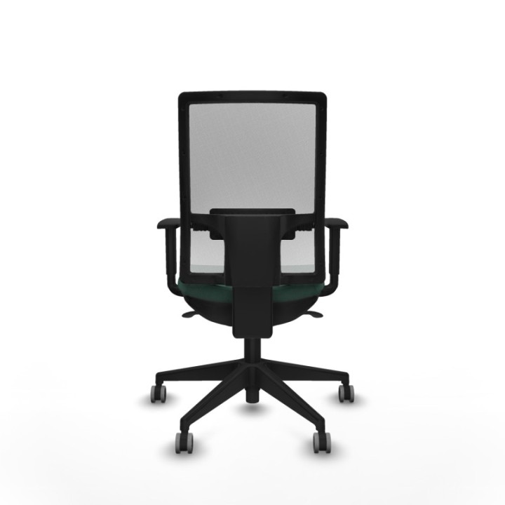 Horna sincro malla blanca bali verde botella brazos 1D base piramidal  ruedas 65mm engomadas