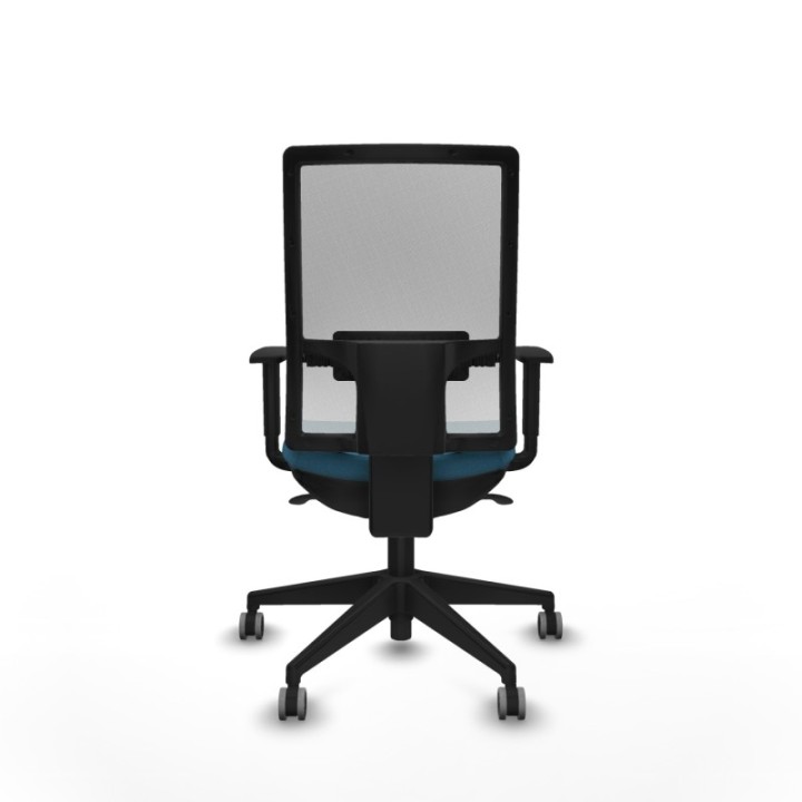 Horna sincro malla blanca bali verde petroleo brazos 1D base piramidal  ruedas 65mm engomadas