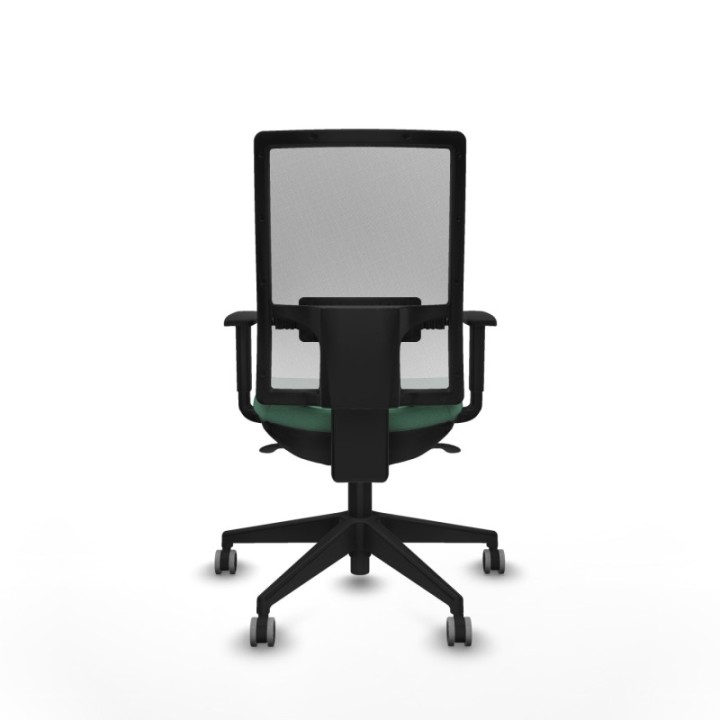 Horna sincro malla blanca bali verde esmeralda brazos 1D base piramidal  ruedas 65mm engomadas