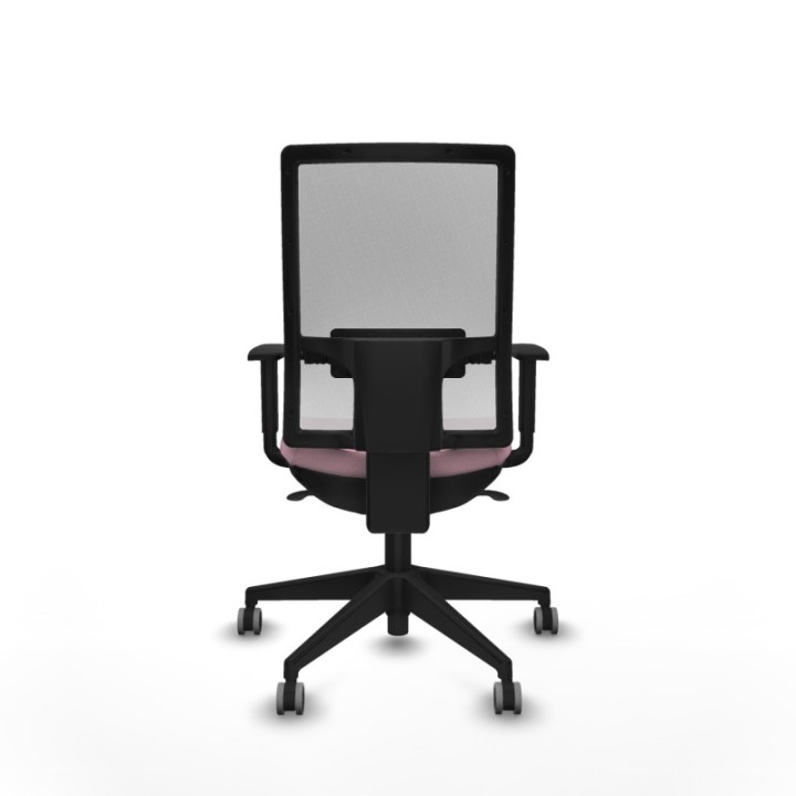 Horna sincro malla blanca bali rosa brazos 1D base piramidal  ruedas 65mm engomadas